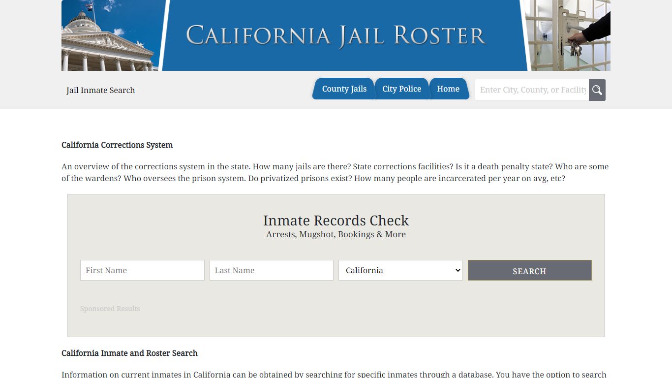 Palm Springs Arrests and Warrants | Jail Roster Search