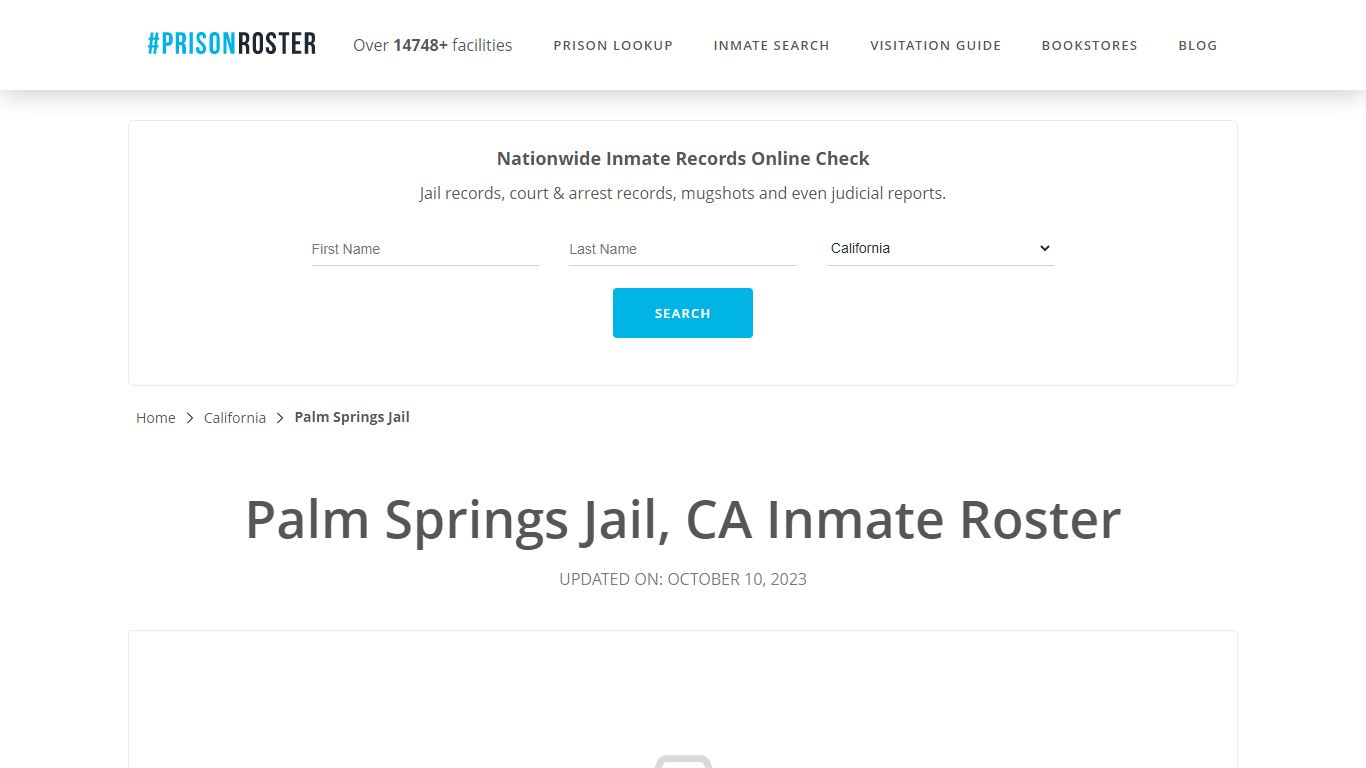 Palm Springs Jail, CA Inmate Roster - Prisonroster